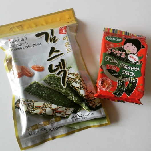 In un paio di stand mi hanno pure regalato le confezioni di alghe, a supporto di RuMi Mama… grazie Corea!